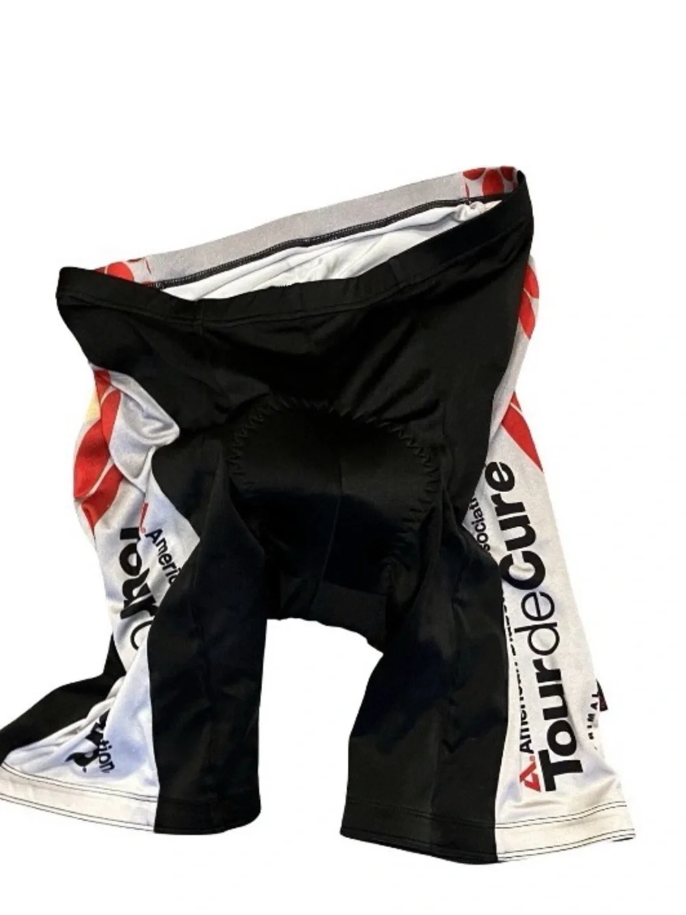 Primal Padded Cycling Shorts Mens Small Tour de Cure Cushioned Compression READ